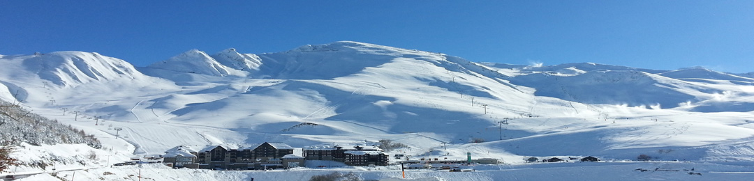 station de Peyragudes en hiver