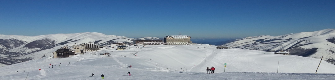 station de Superbagnères en hiver